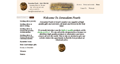 Desktop Screenshot of jerusalempearls.com