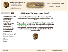 Tablet Screenshot of jerusalempearls.com